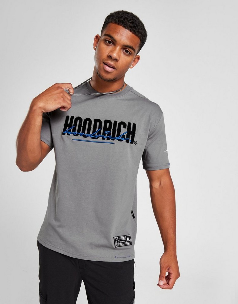 Koszulka, t-shirt męski HOODRICH T-SHIRT BLEND TEE GRY HR-0323-0572 Szary
