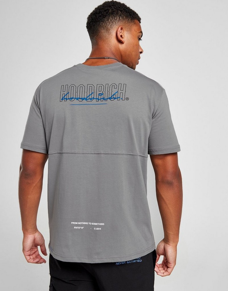 Koszulka, t-shirt męski HOODRICH T-SHIRT BLEND TEE GRY HR-0323-0572 Szary