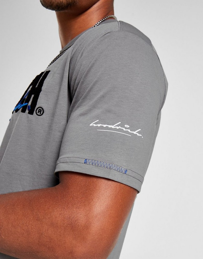 Koszulka, t-shirt męski HOODRICH T-SHIRT BLEND TEE GRY HR-0323-0572 Szary