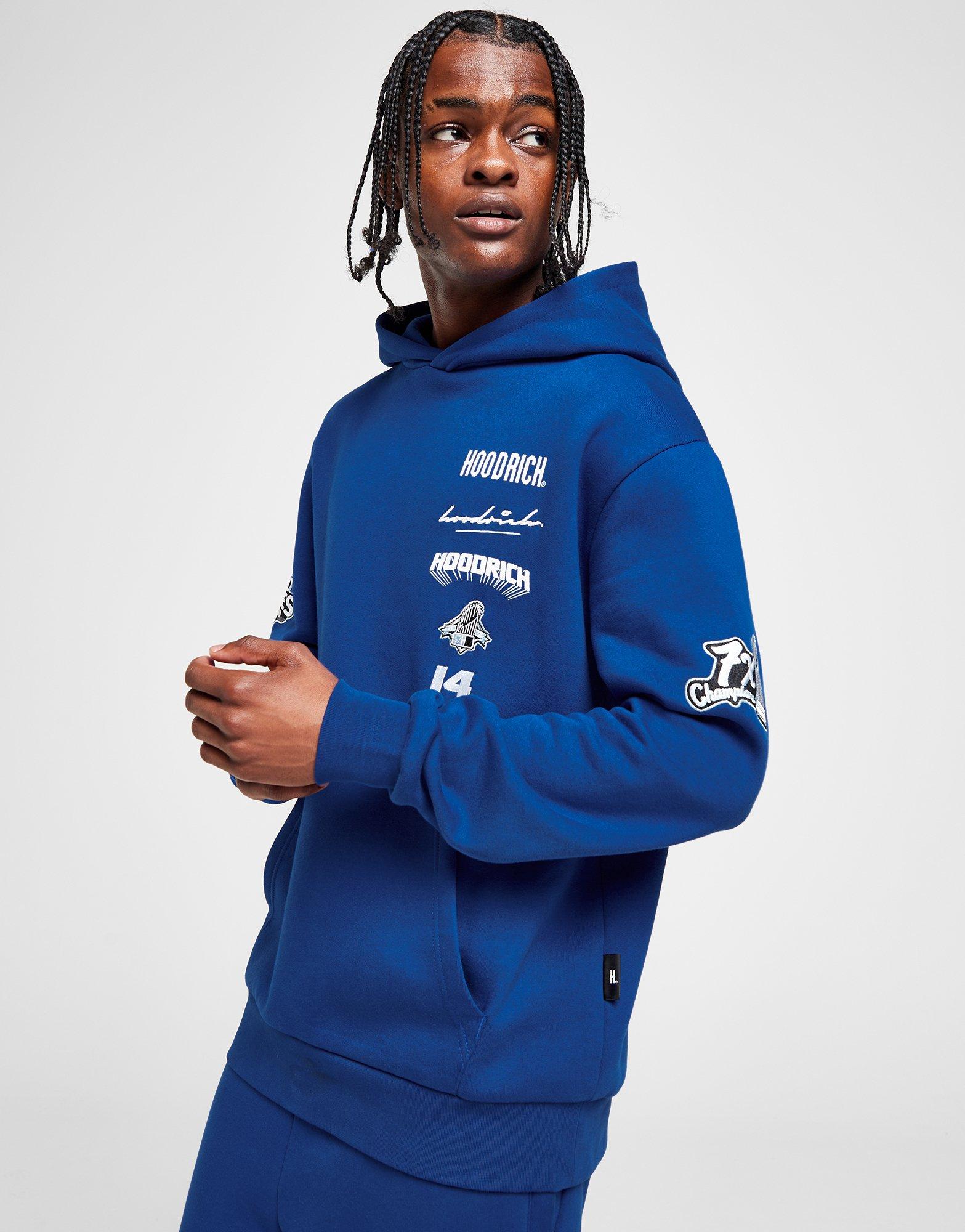 Чоловічі кофти HOODRICH КОФТА З КАПЮШОНОМ STADIUM HD BLU HR-0323-0090 Темно-синій