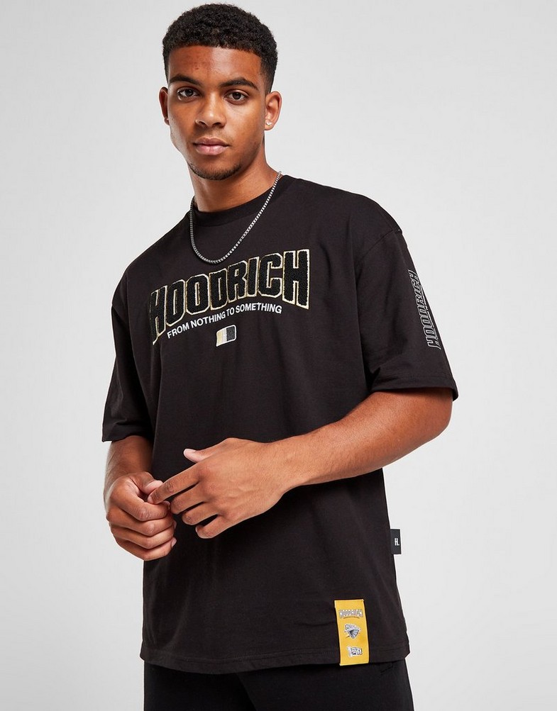 Koszulka, t-shirt męski HOODRICH T-SHIRT ZENITH TEE BLK HR-0323-0004 Czarny