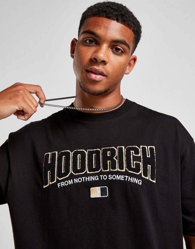 Koszulka, t-shirt męski HOODRICH T-SHIRT ZENITH TEE BLK HR-0323-0004 Czarny