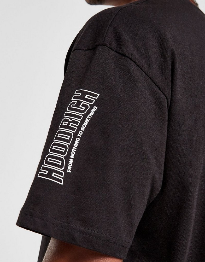 Koszulka, t-shirt męski HOODRICH T-SHIRT ZENITH TEE BLK HR-0323-0004 Czarny