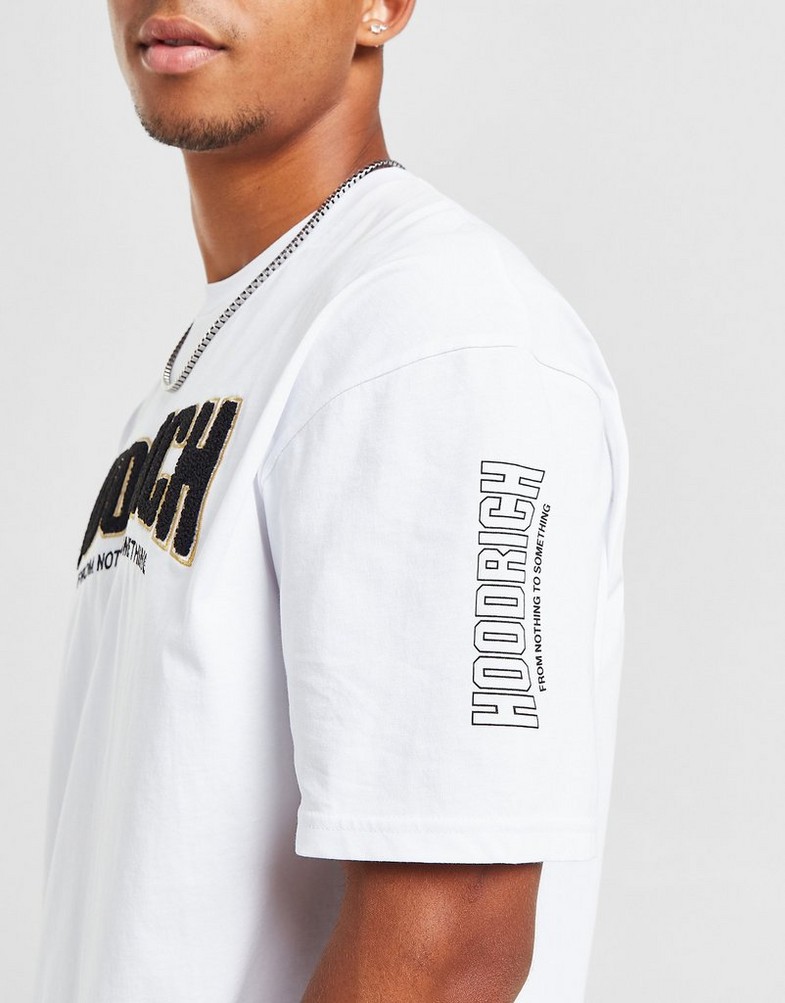 Koszulka, t-shirt męski HOODRICH T-SHIRT ZENITH TEE WHT HR-0323-0005 Biały