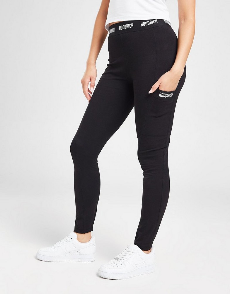 Жіночі штани HOODRICH ШТАНИ INTEL V2 LEGGING BLK HW-0323-0415 Чорний