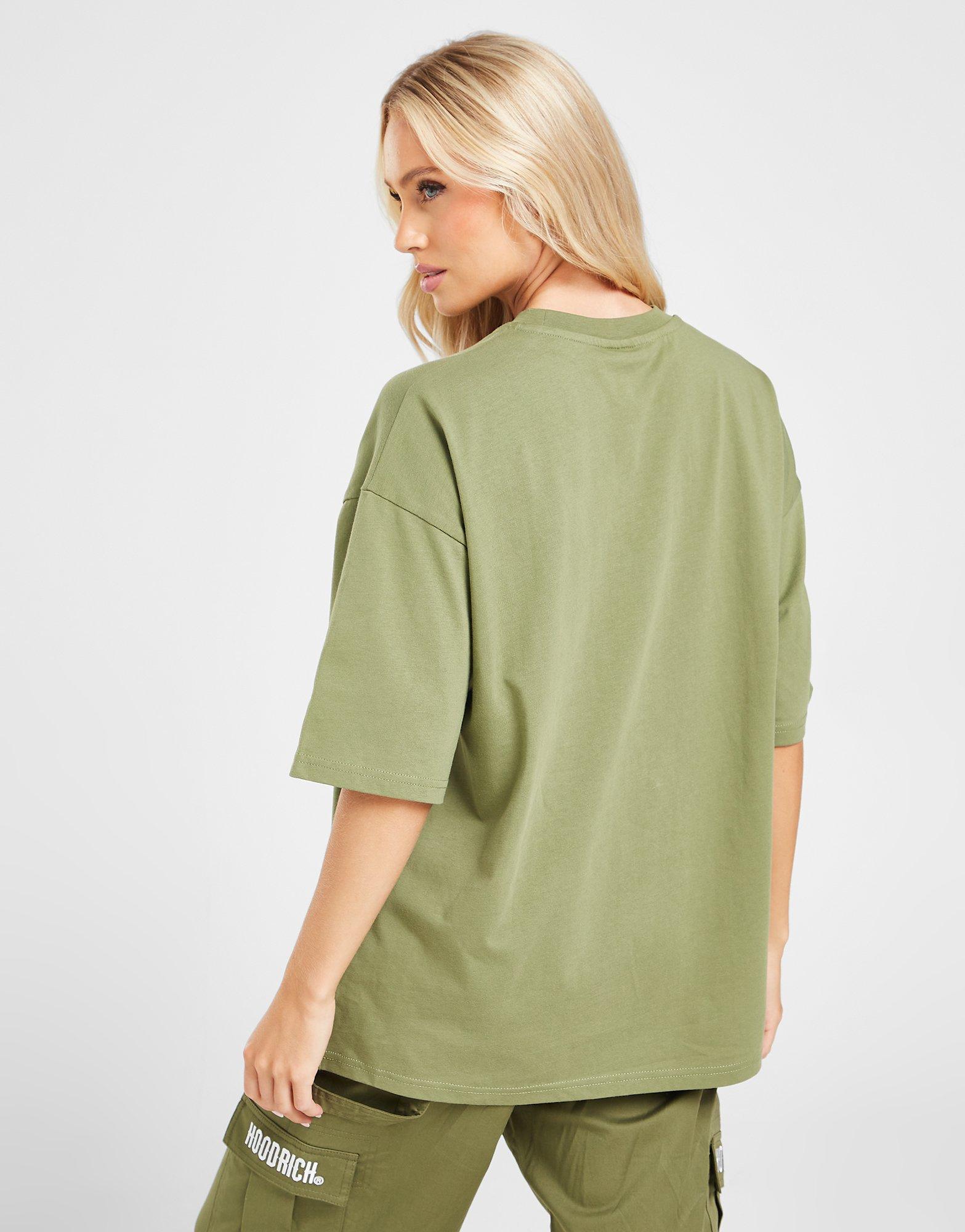 Dámské tričko HOODRICH TRIČKO STAPLE BF T KHK HW-0323-0519 Khaki