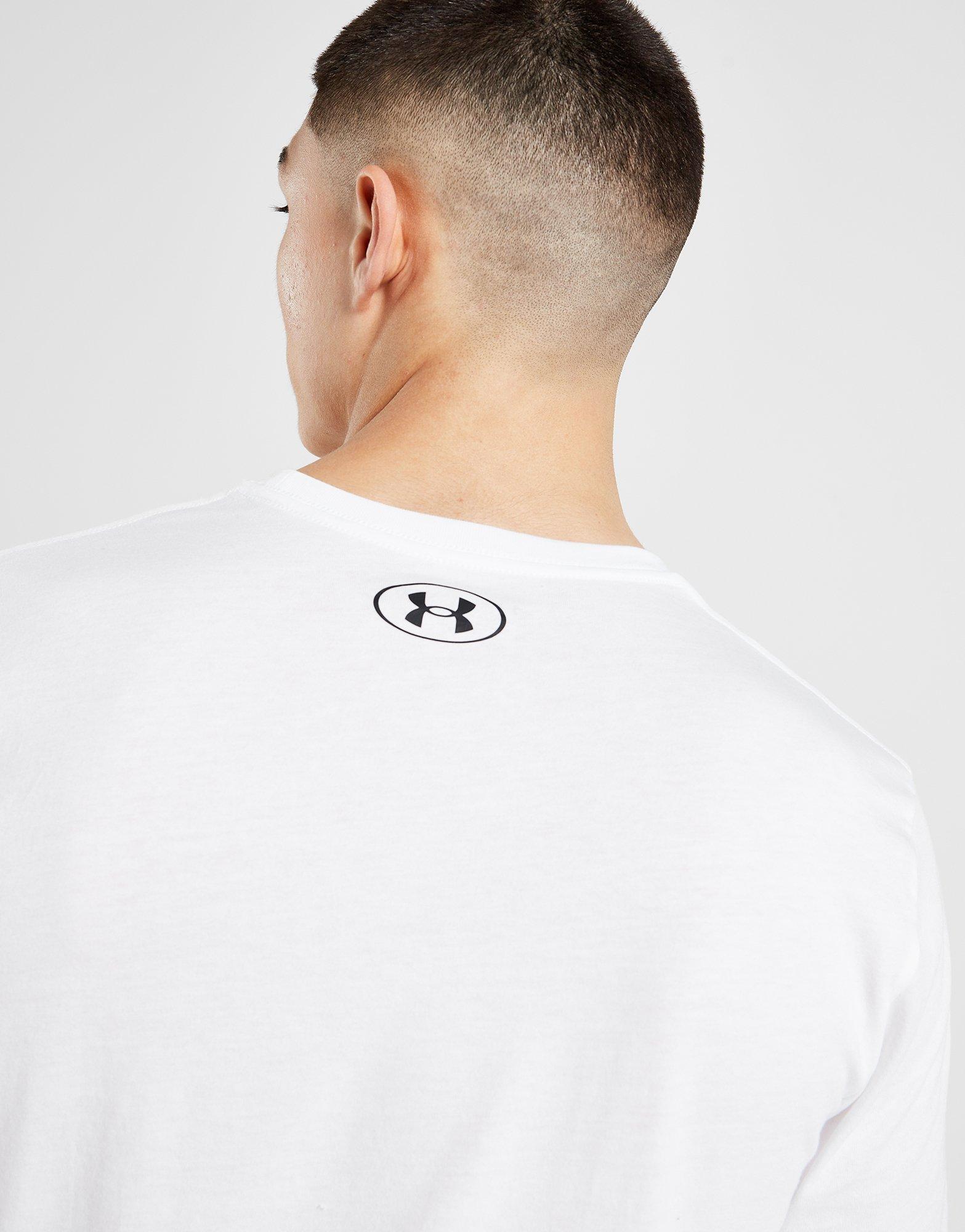 Мъжка тениска UNDER ARMOUR ТЕНИСКА UA SML LOGO TEE WHITE 1326799-100 Бял