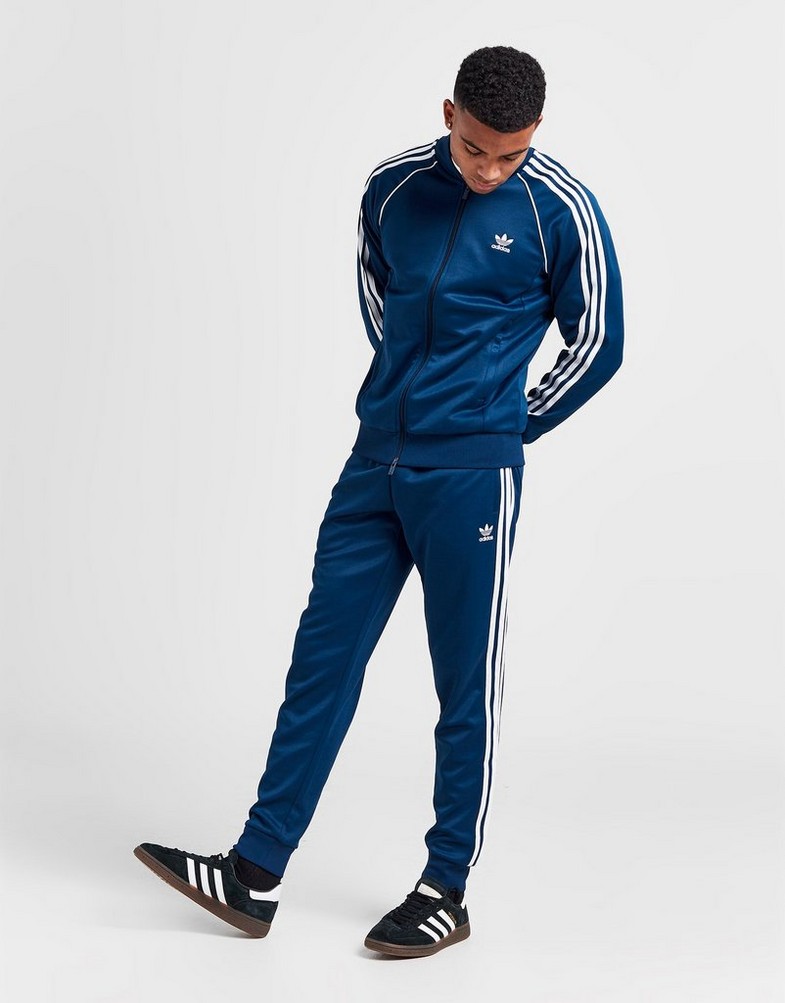 Pantaloni pentru bărbați ADIDAS PANTALONI  SSTAR TP NAVY IT7137 Bleumarin