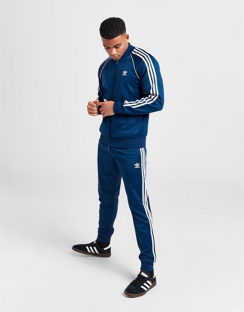 Bluza męska ADIDAS BLUZA ROZPINANA SSTAR TT NAVY