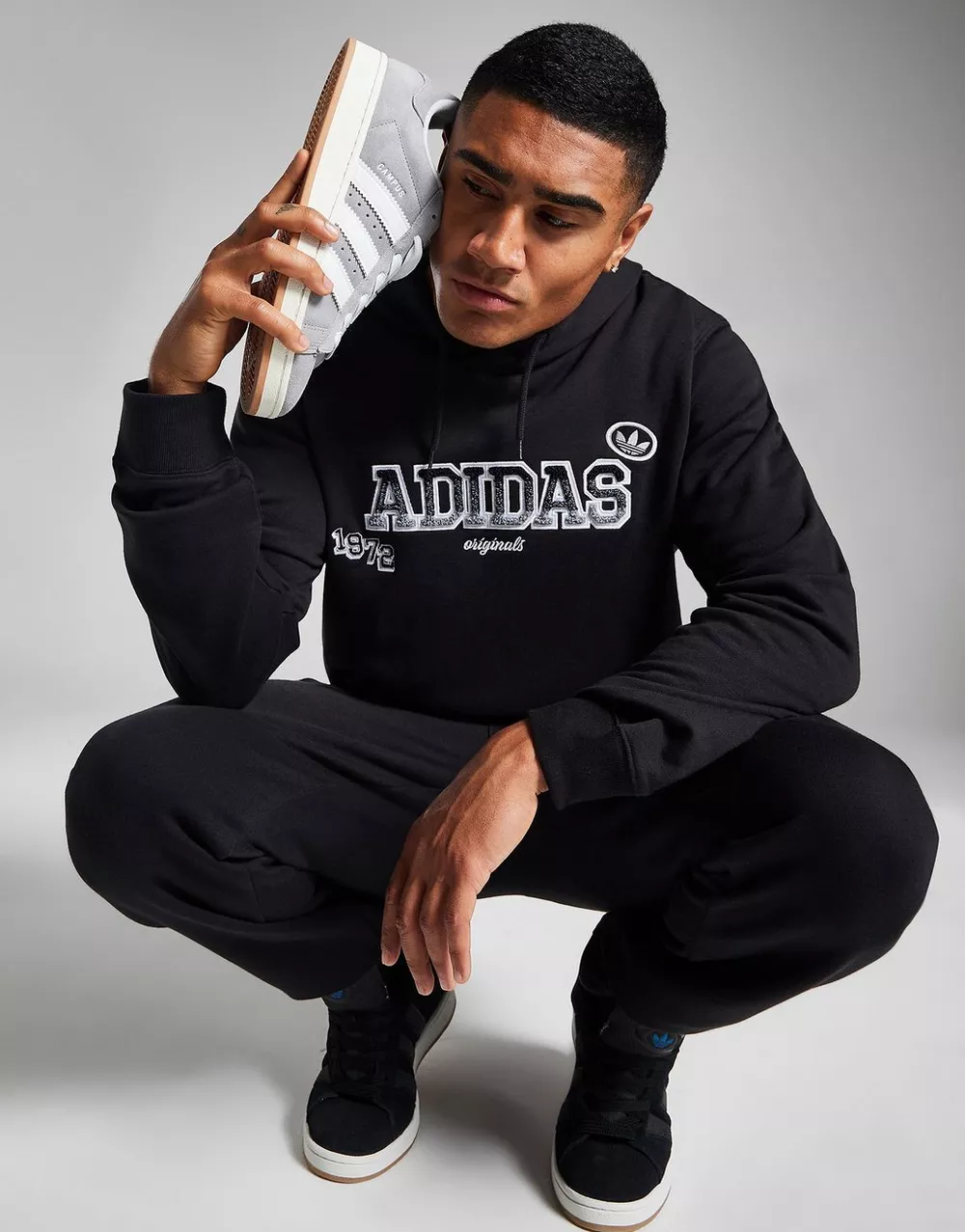 ADIDAS КОФТА З КАПЮШОНОМ GRADIENT HD BLK, фото 1 з 5