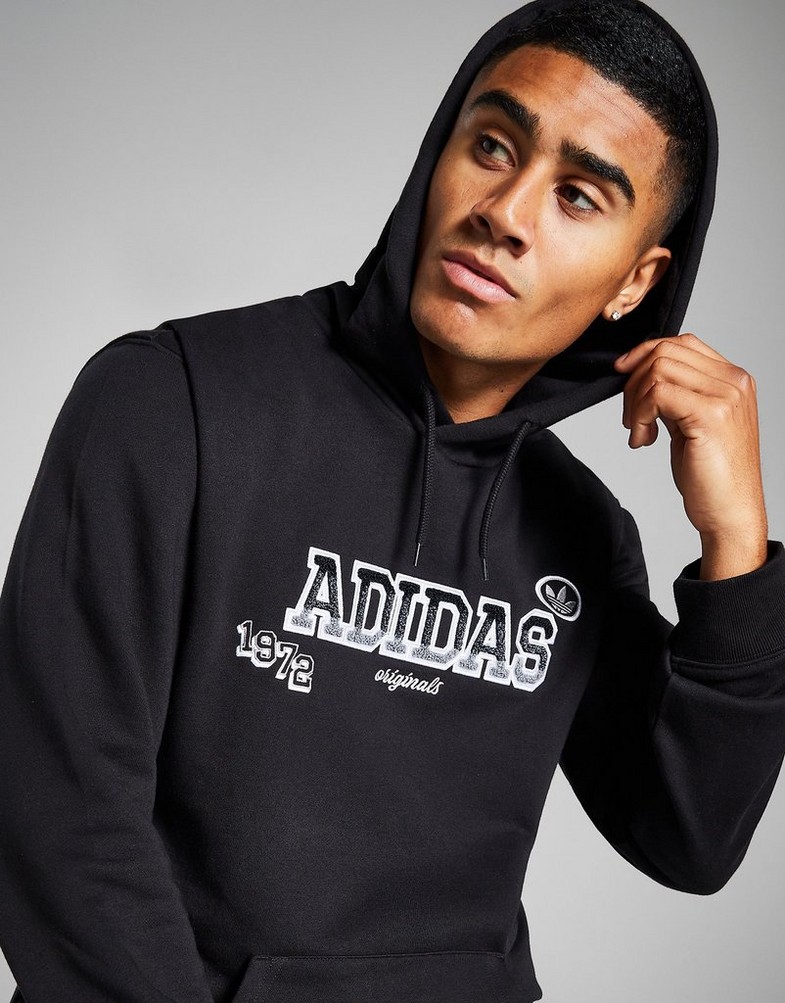 Чоловічі кофти ADIDAS КОФТА З КАПЮШОНОМ GRADIENT HD BLK IU0944 Чорний