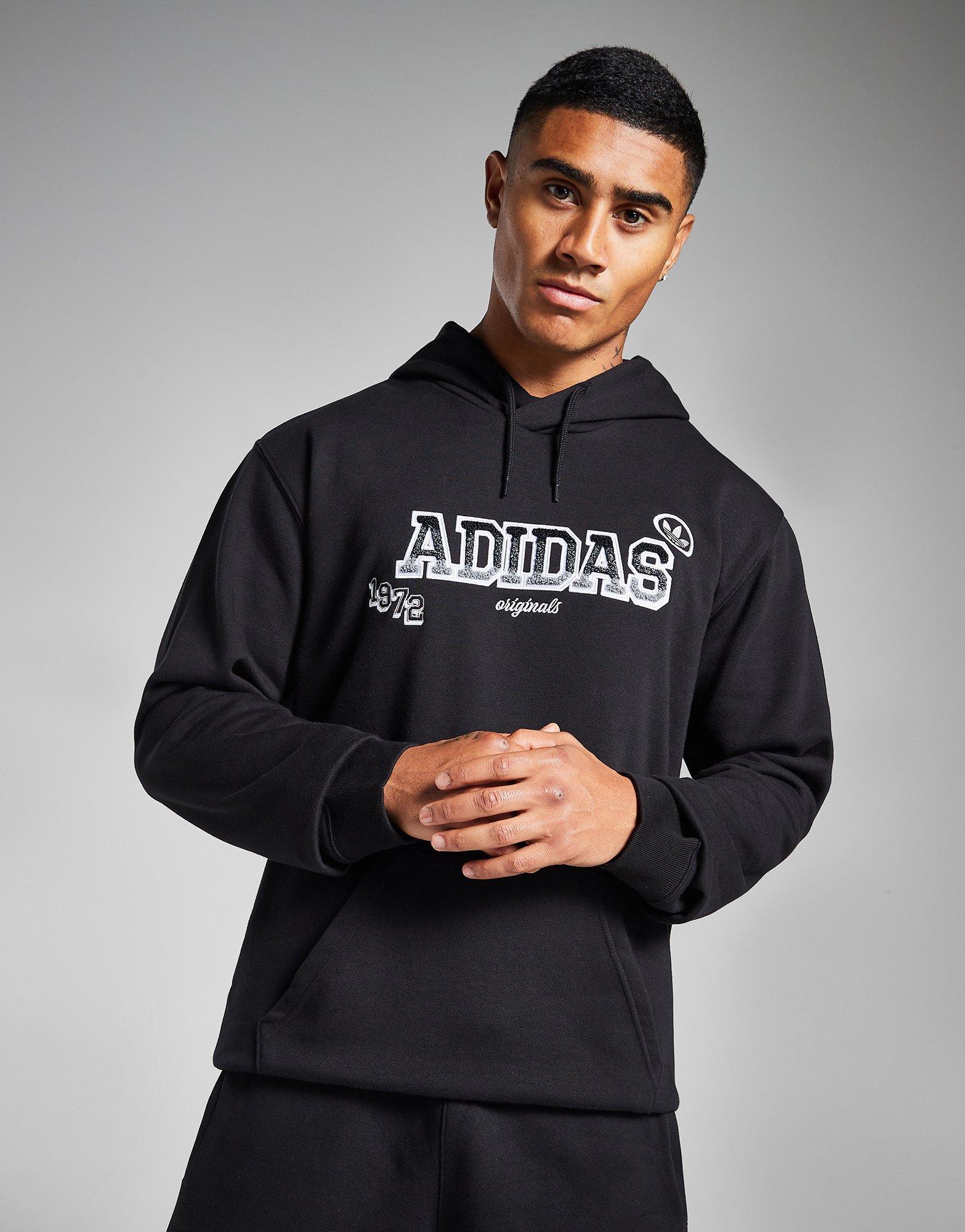 Чоловічі кофти ADIDAS КОФТА З КАПЮШОНОМ GRADIENT HD BLK IU0944 Чорний