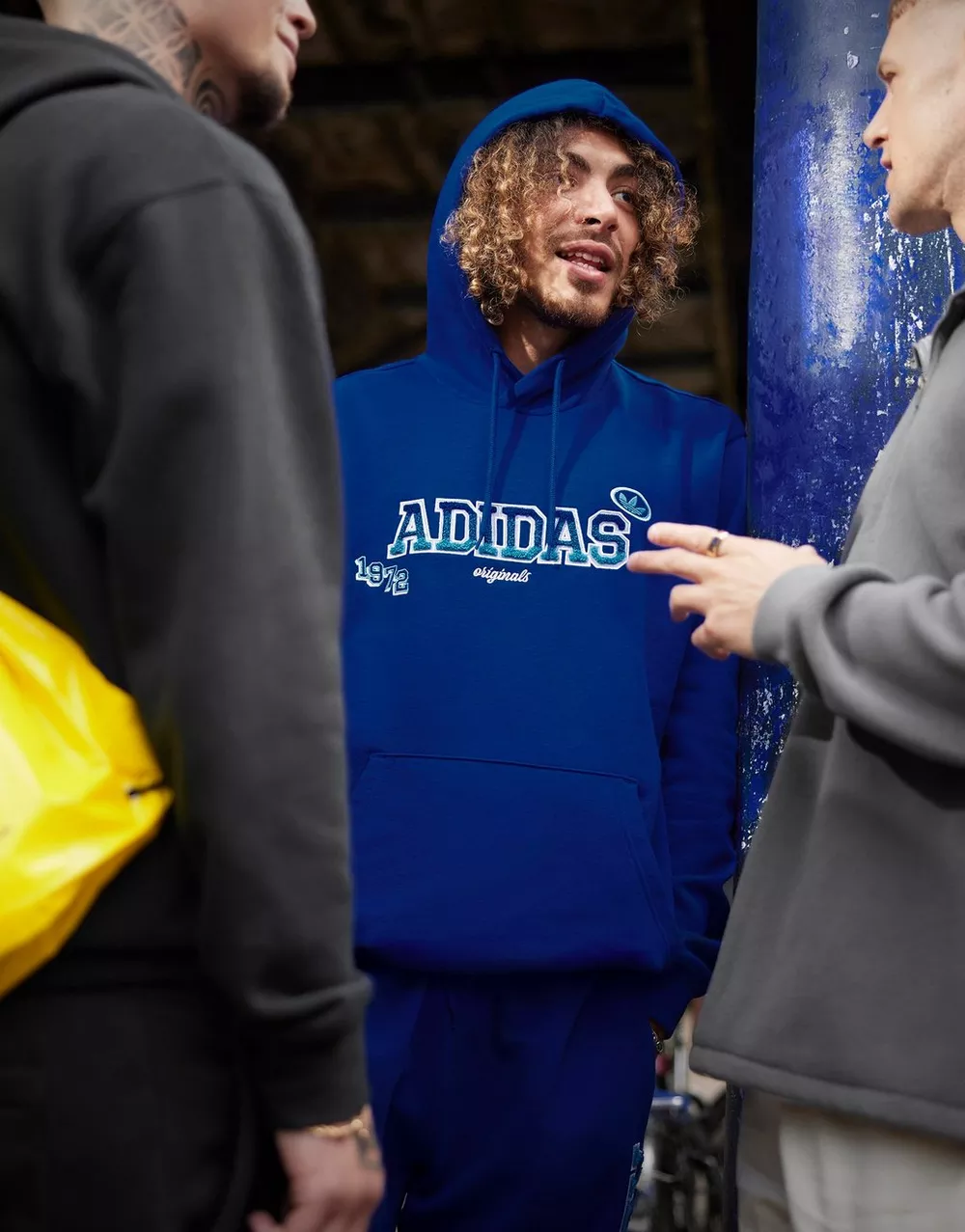 ADIDAS КОФТА З КАПЮШОНОМ GRADIENT HD BLU, фото 1 з 7