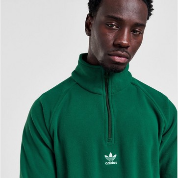 ADIDAS PULÓVER CIPZÁRAS POLÁR FLC HZ GREEN