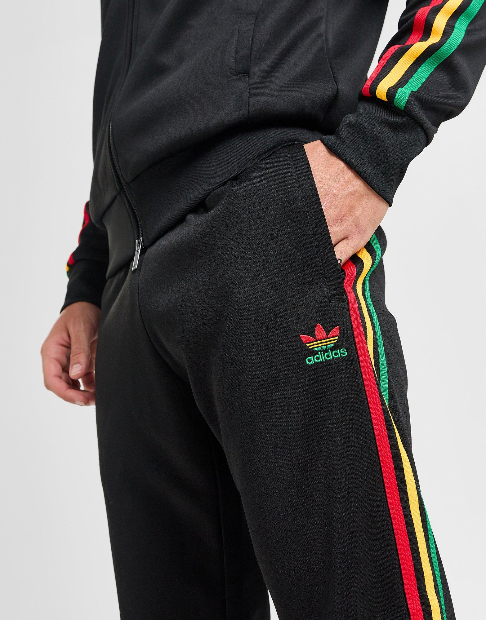 Vyriškos kelnės ADIDAS KELNĖS SSTAR TP BLK MULTI IS2885 Daugiaspalvė