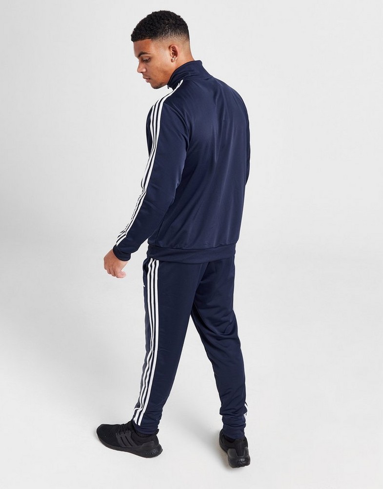 Vyriška sportiniai kostiumai ADIDAS KOMPLEKTAS BOS 3 STR SUIT LEG INK HZ2220 Tamsiai mėlyna
