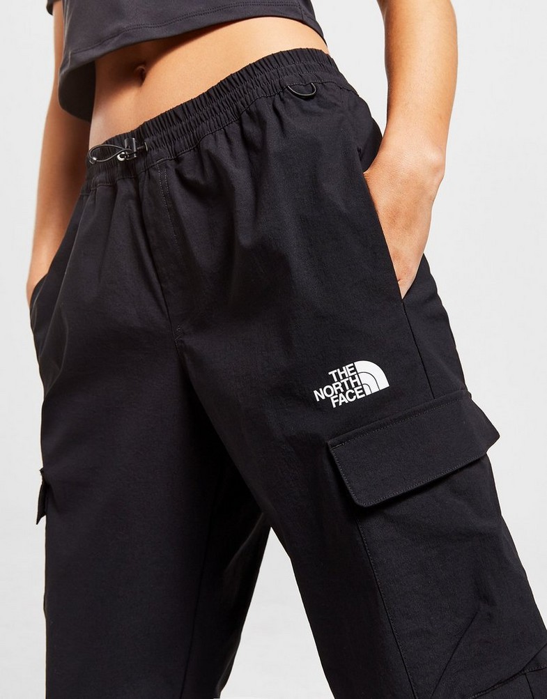 Pantaloni pentru femei THE NORTH FACE PANTALONI  $BAGGY CARGO BLK/WHT NF0A88AYJK31 Negru