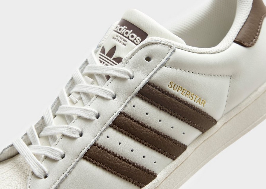 Buty sneakersy męskie ADIDAS SUPERSTAR IE7860 Beżowy