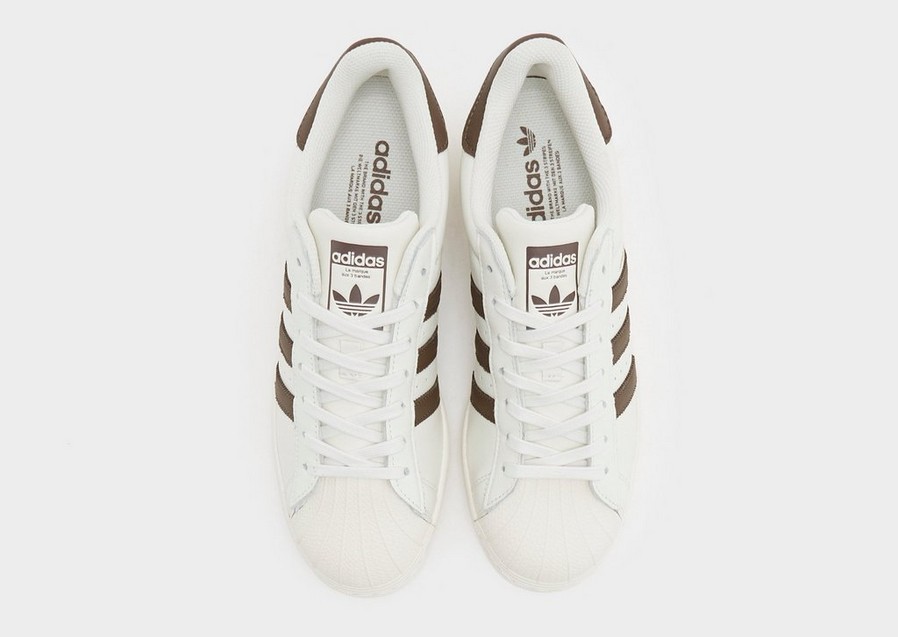Buty sneakersy męskie ADIDAS SUPERSTAR IE7860 Beżowy