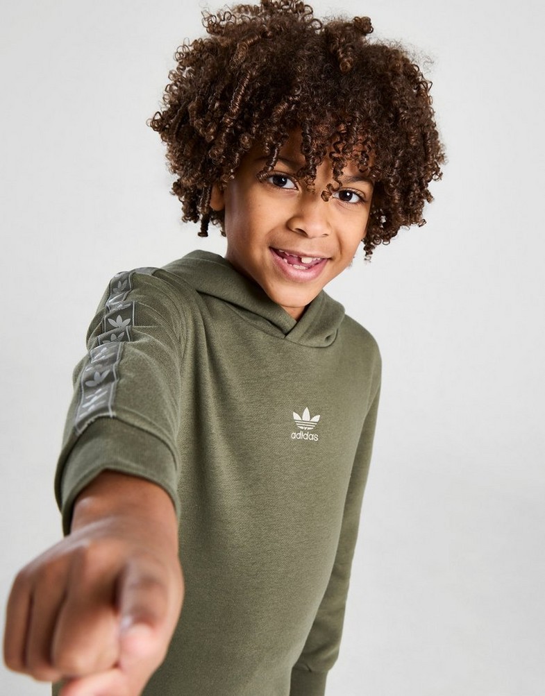 Gyerek melegítőszett ADIDAS MELEGÍTŐ CARGO IQ4701 Khaki