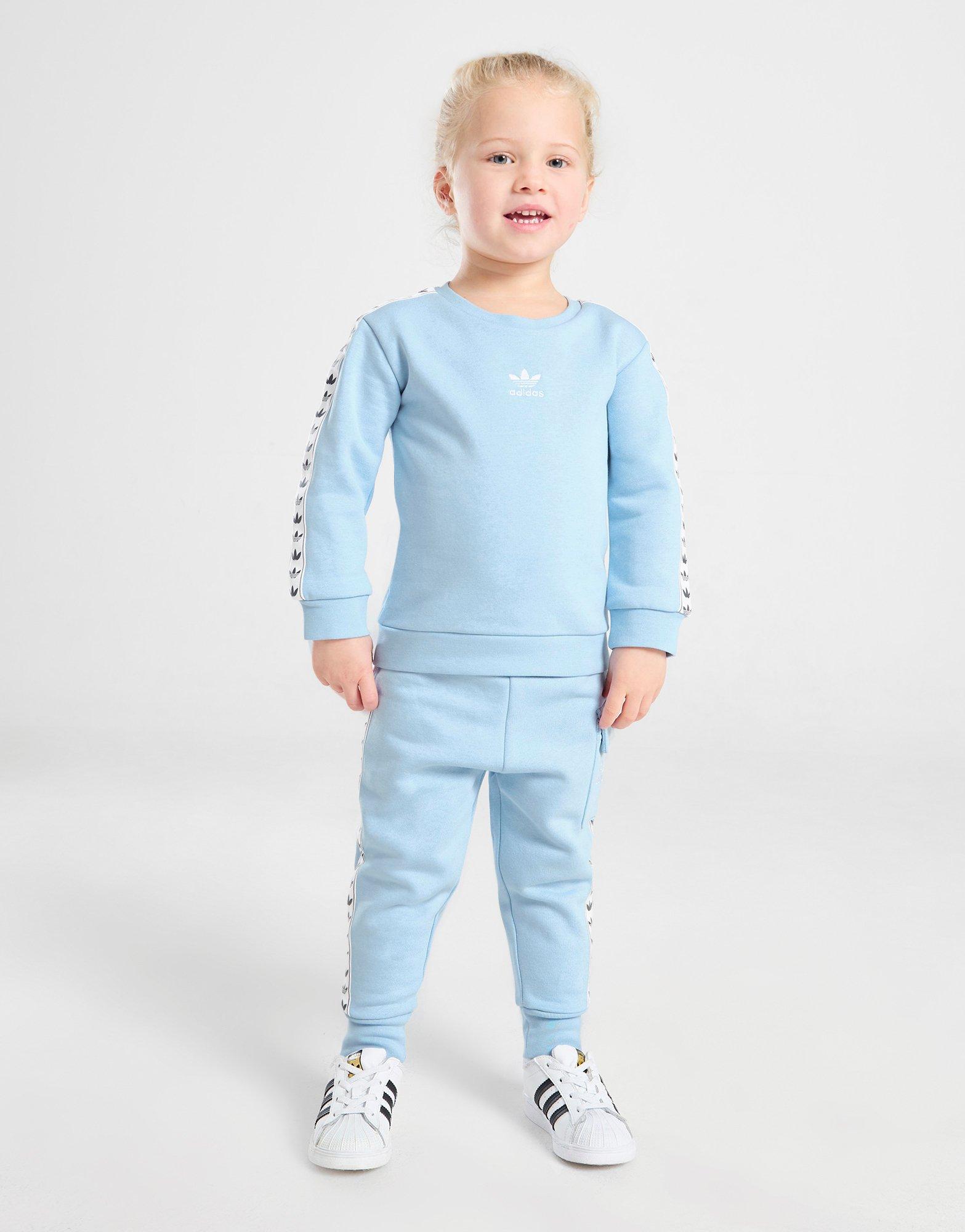 Gyerek melegítőszett ADIDAS MELEGÍTŐ CARGO IQ4699 Kék