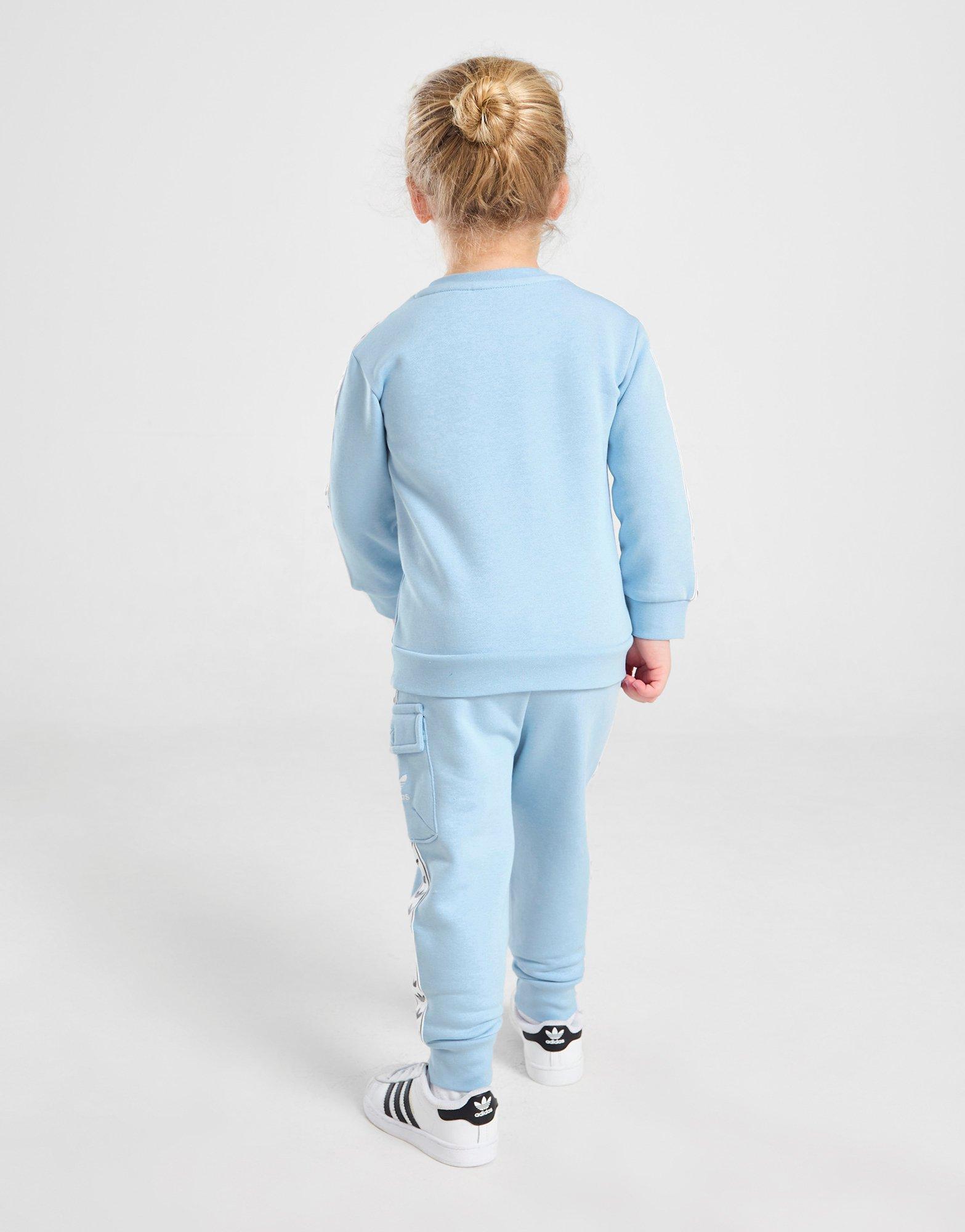 Gyerek melegítőszett ADIDAS MELEGÍTŐ CARGO IQ4699 Kék