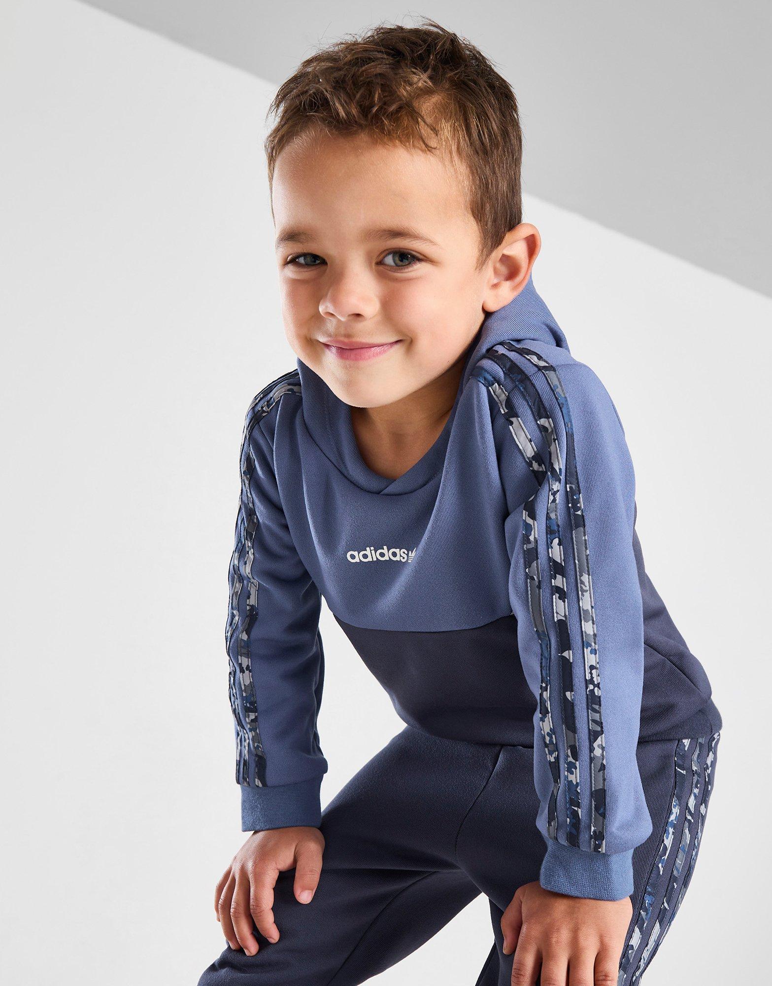 Gyerek melegítőszett ADIDAS SZETT IN7103 Sötétkék