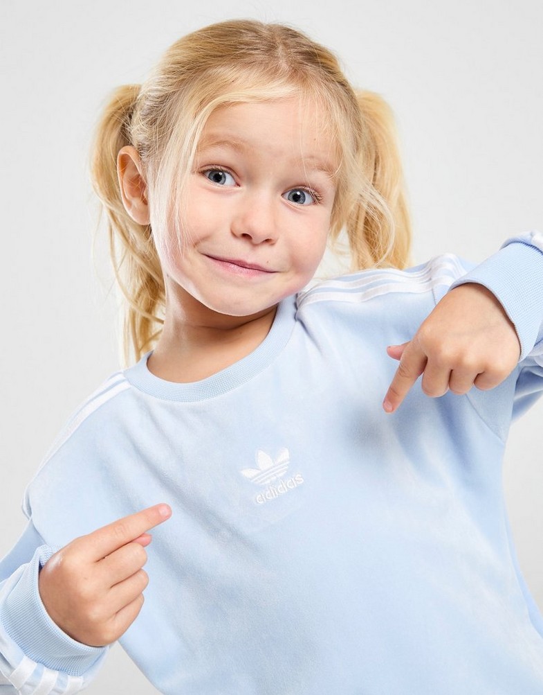 Gyerek melegítőszett ADIDAS SZETT IS1450 Kék