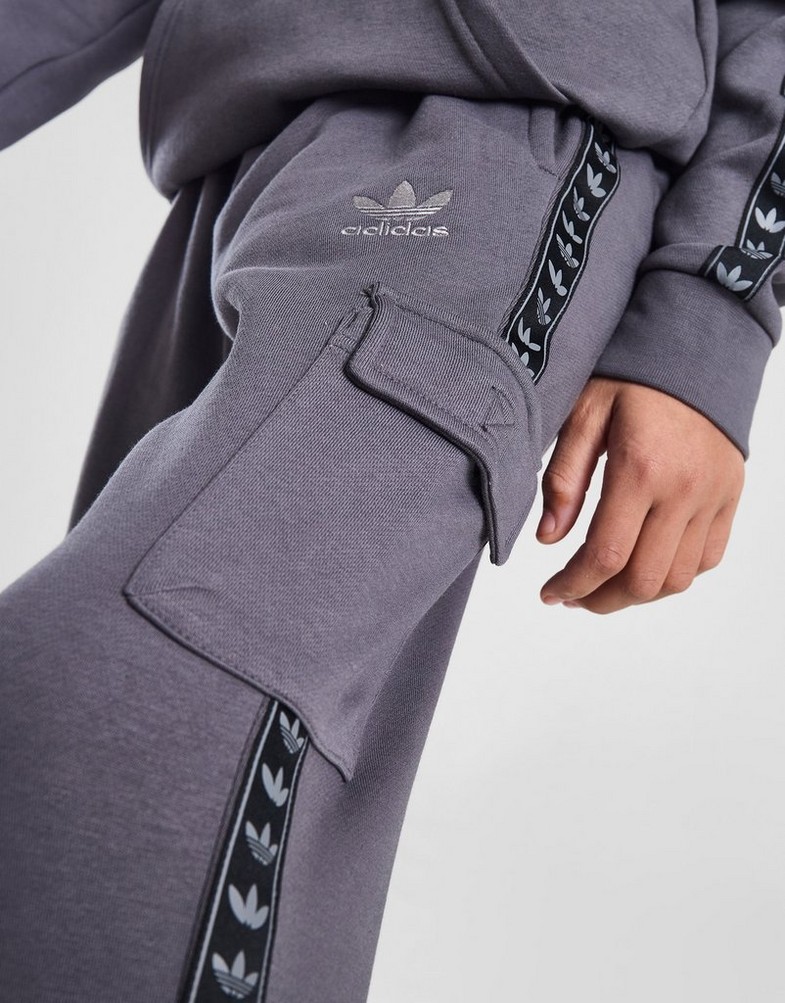 Дитячі штани ADIDAS ШТАНИ TPE JOG GRY/BLK IQ4707 Сірий