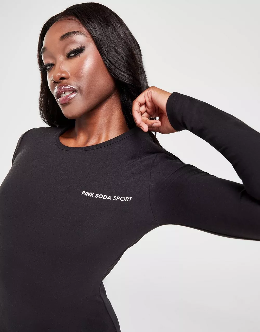 PINK SODA ТОП REIGN LS T BLK, фото 1 з 5