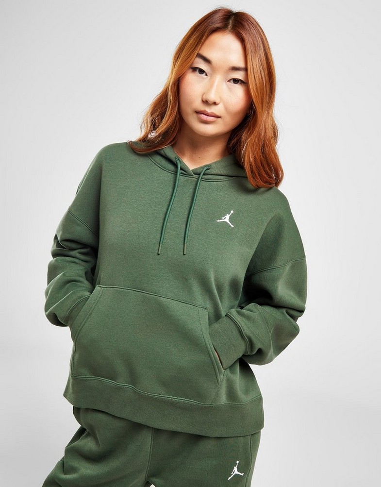 Bluza damska JORDAN BLUZA Z KAPTUREM W J BRKLN FLC PO 2 FN4488-337 Zielony