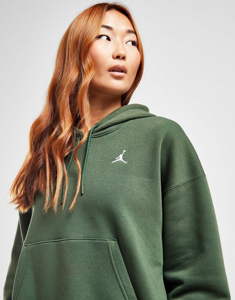 Bluza damska JORDAN BLUZA Z KAPTUREM W J BRKLN FLC PO 2 FN4488-337 Zielony