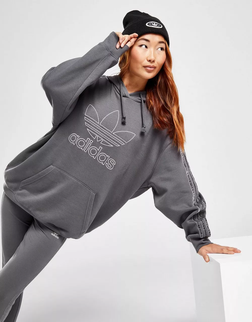 ADIDAS КОФТА З КАПЮШОНОМ OUTLINE OH HD GRY/GRY 45, фото 1 з 5