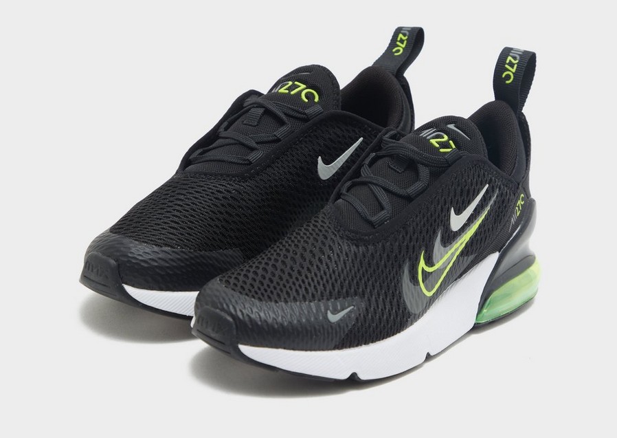 Buty sneakersy dla dzieci NIKE AIR MAX 270 PS  FV7018-001 Czarny