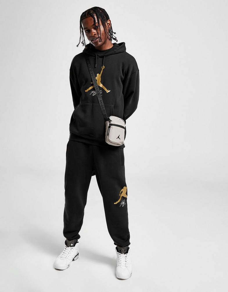Bluza męska JORDAN BLUZA Z KAPTUREM M J ESS GFX PO HOODIE FD7545-011 Czarny
