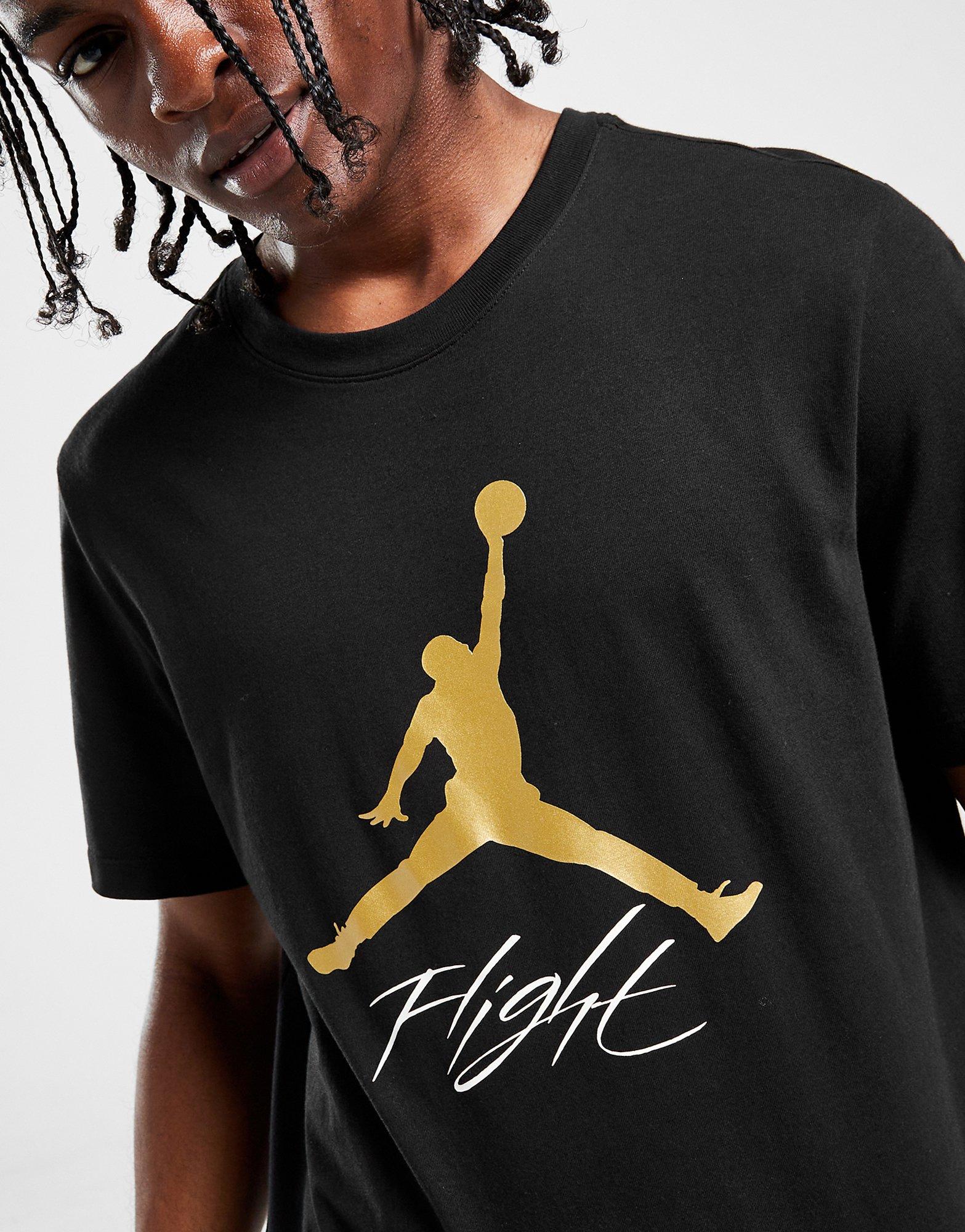 Мъжка тениска JORDAN ТЕНИСКА JUMPMAN FLIGHT HBR TEE AO0664-011 Черен