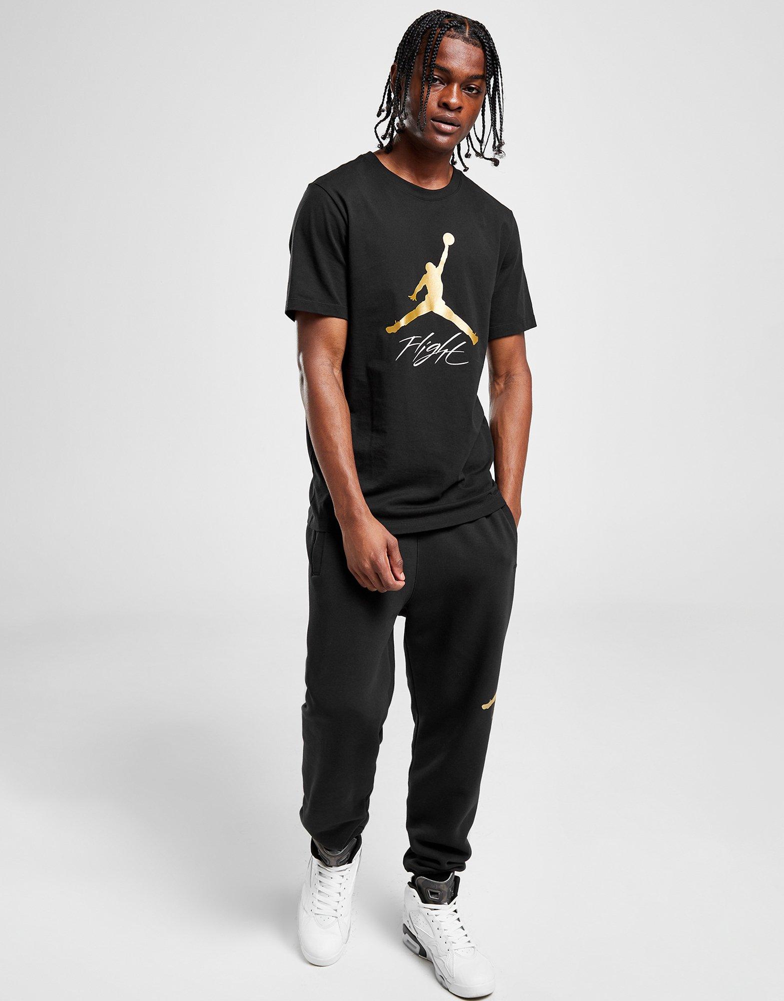 Мъжка тениска JORDAN ТЕНИСКА JUMPMAN FLIGHT HBR TEE AO0664-011 Черен