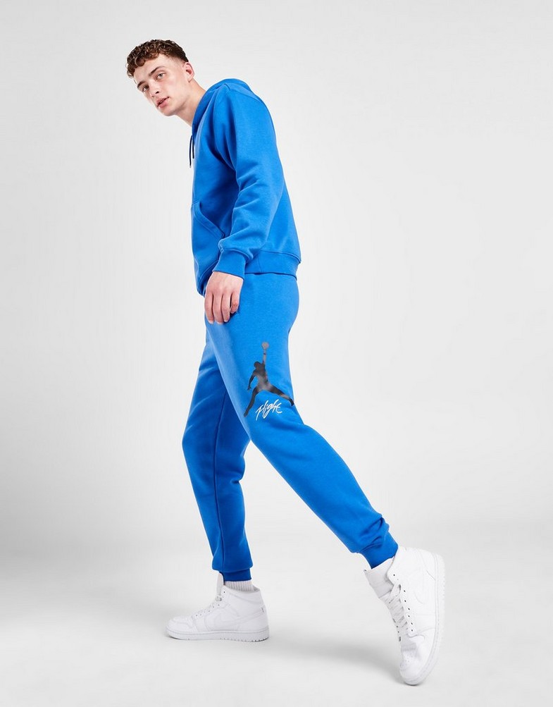 Vyriškos kelnės JORDAN KELNĖS M J ESS FLC HBR GFX FLC PANT FD7345-480 Mėlyna
