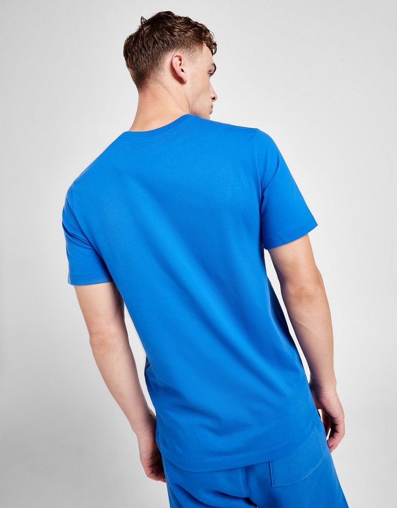 Koszulka, t-shirt męski JORDAN T-SHIRT JUMPMAN FLIGHT HBR TEE AO0664-480 Niebieski