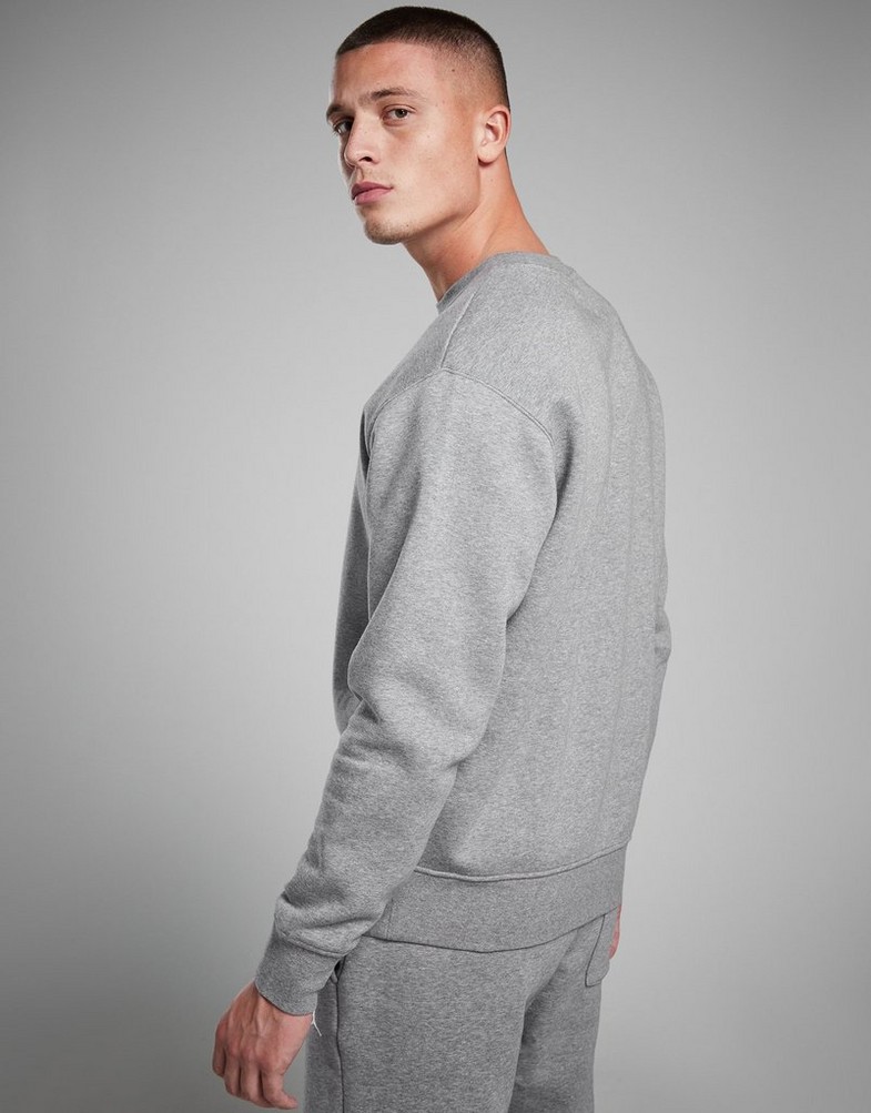 Bluza męska JORDAN BLUZA M J ESS FLC CREW FJ7776-091 Szary