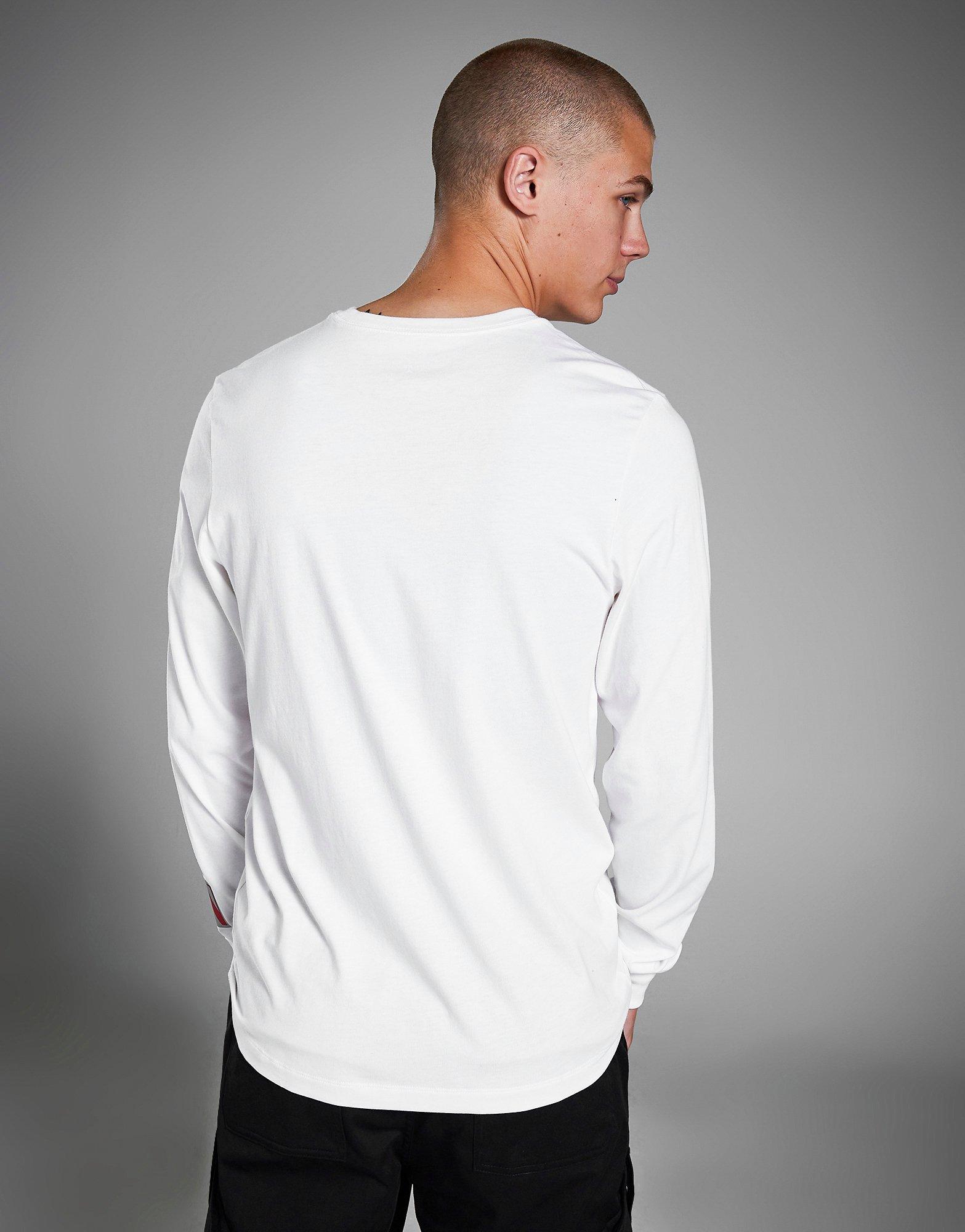 Vyriški marškiniai JORDAN MARŠKINĖLIAI M J BRAND LS GFX CREW FD7017-100 Balta