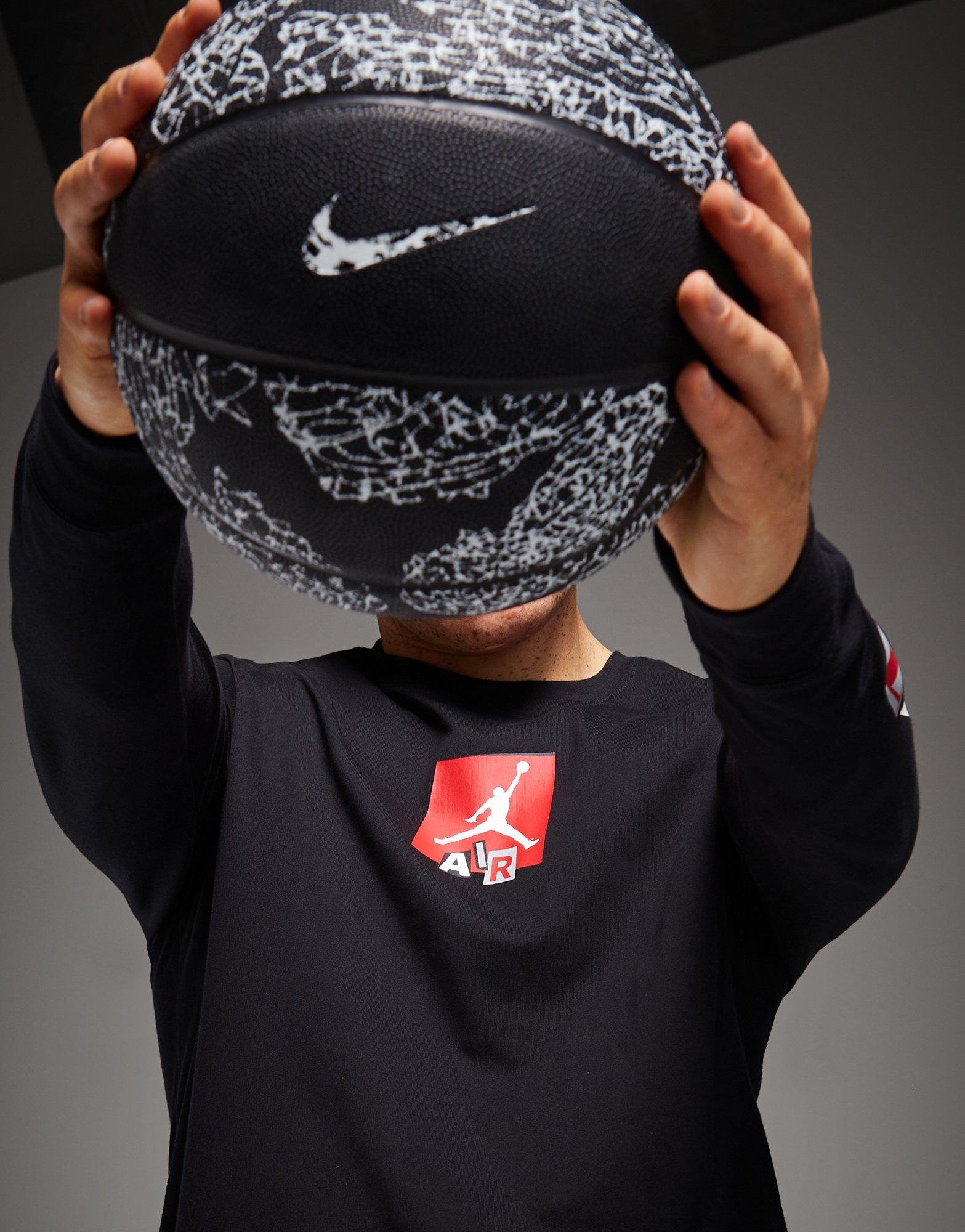 Vyriški marškiniai JORDAN MARŠKINĖLIAI M J BRAND LS GFX CREW FD7017-010 Juoda