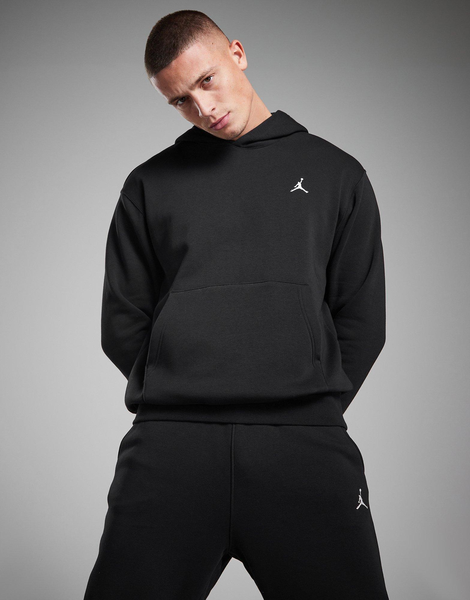 Чоловічі кофти JORDAN КОФТА З КАПЮШОНОМ M J ESS FLC PO FJ7774-010 Чорний