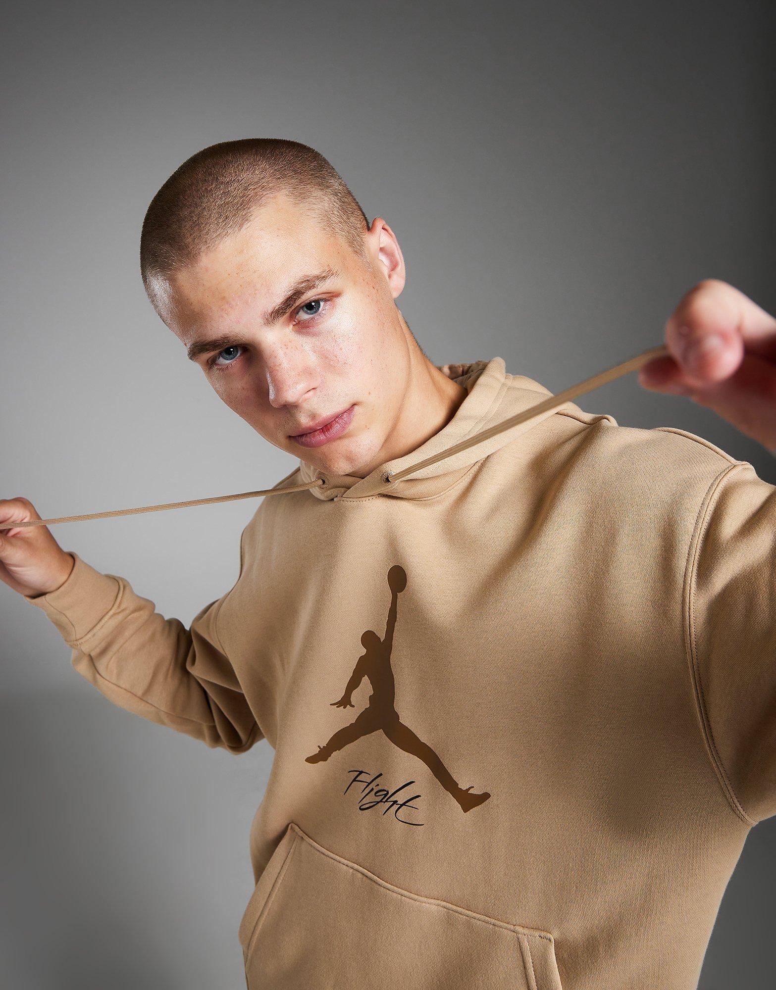 Мъжка блуза JORDAN СУИТЧЪР С КАЧУЛКА M J ESS FLC BASELINE  FD7545-200 Бежов