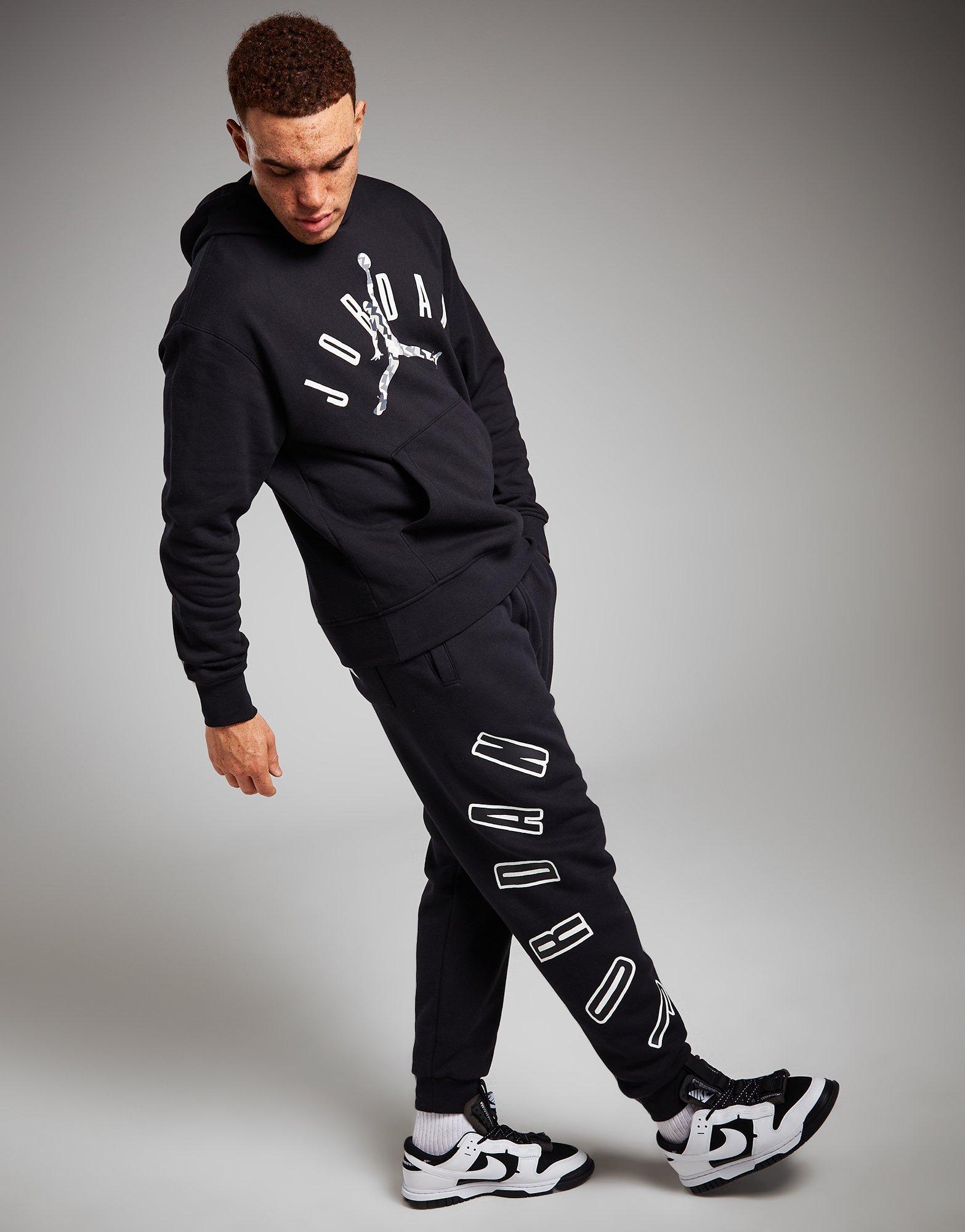 Vyriškas džemperis JORDAN DŽEMPERIS SU GOBTUVU M J FLT MVP HBR FLC PO FD7415-010 Juoda