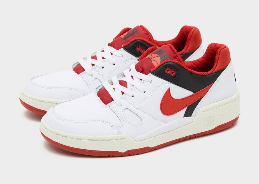 Buty sneakersy męskie NIKE FULL FORCE LO FB1362-102 Biały