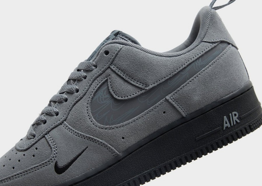 Buty sneakersy męskie NIKE AIR FORCE 1 '07 LV8  DZ4514-002 Szary
