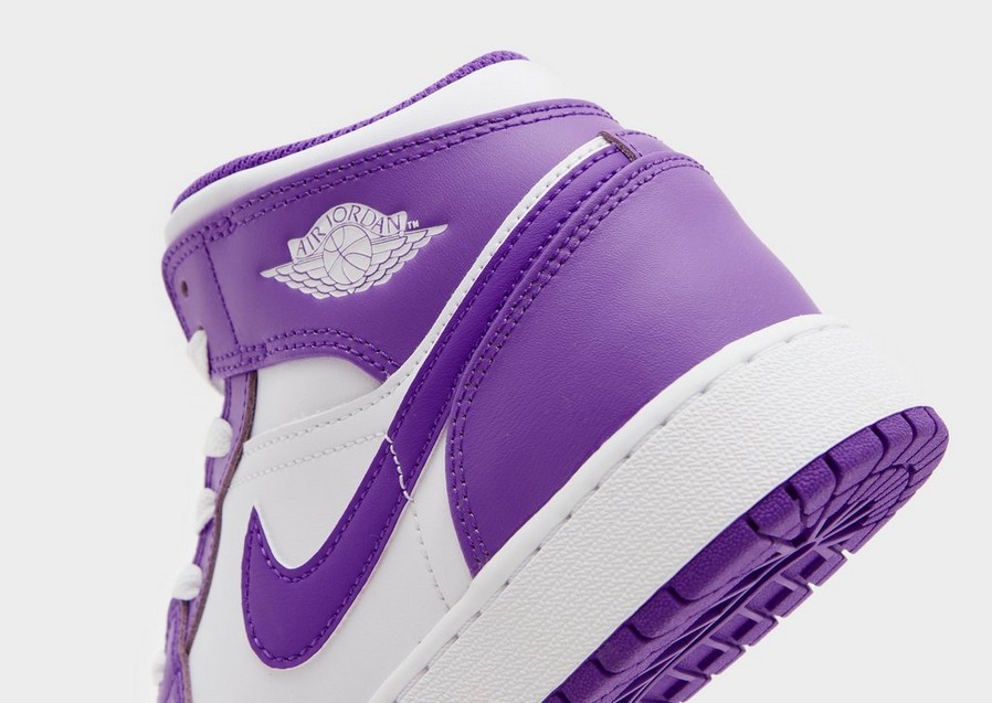 Buty sneakersy dla dzieci AIR JORDAN 1 MID DQ8423-511 Fioletowy