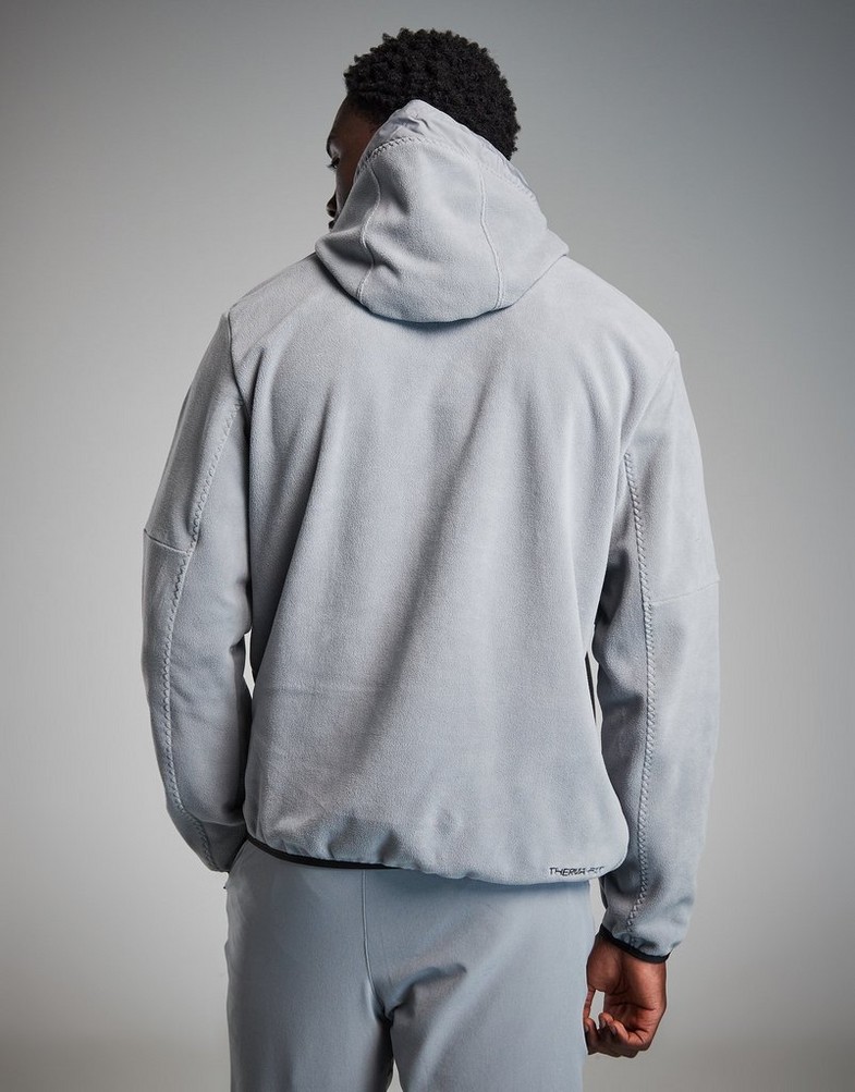 Чоловічі кофти NIKE КОФТА З КАПЮШОНОМ M NSW AIR MAX PLR FLC FN7859-065 Сірий