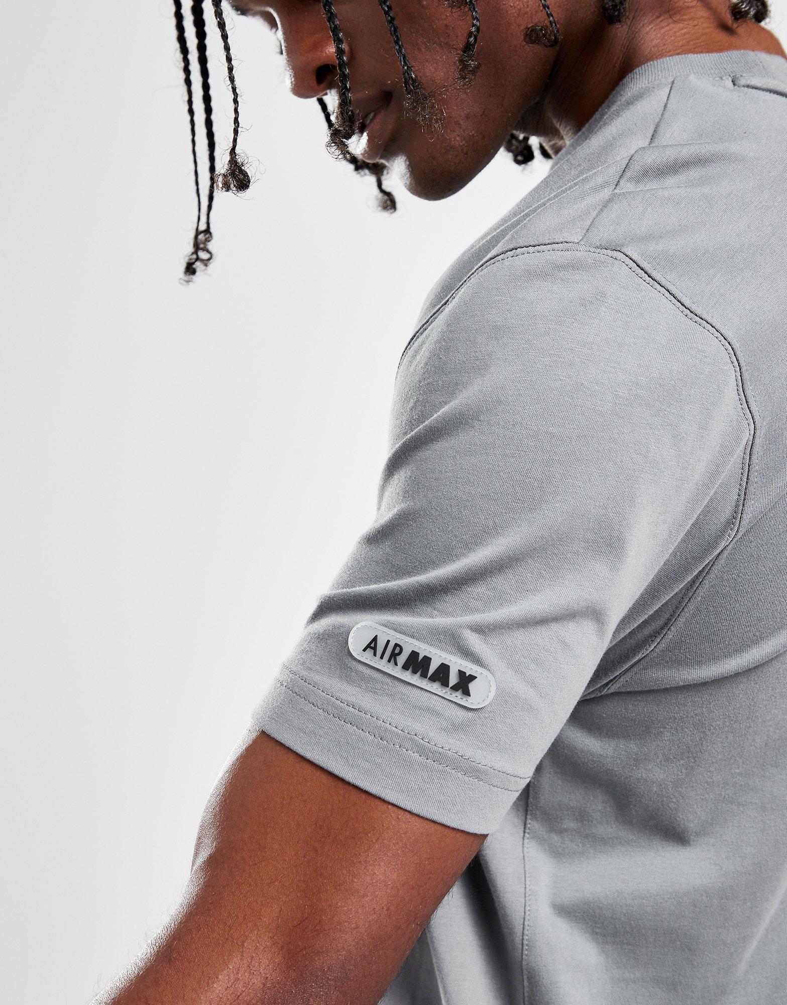 Koszulka, t-shirt męski NIKE T-SHIRT M NSW AIR MAX SS TEE FN0241-065 Szary